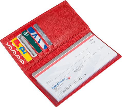 rfid checkbook cover with credit card slots|Amazon.com: Checkbook And Credit Card Holder.